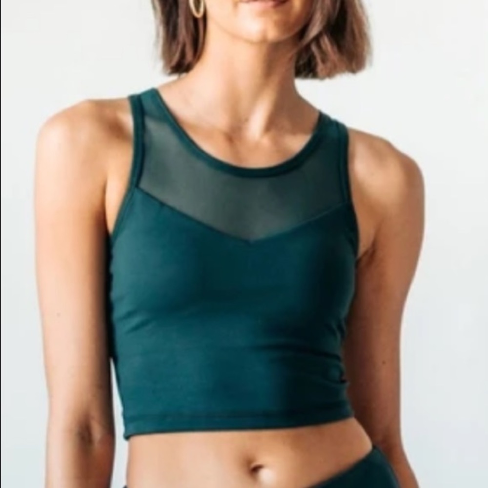 Mesh Crop Top